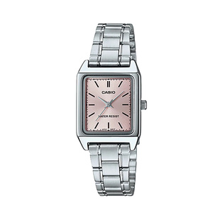 casio卡西欧手表女精致小方块官方正品学生电子石英LTP-V007D-4E