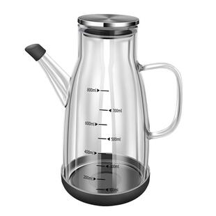 德国玻璃油壶家用厨房不挂油油瓶大容量调料瓶装酱油醋罐山姆油壶