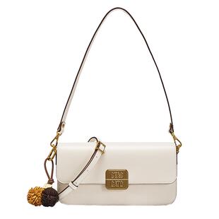 思加图新款松塔包复古方包单肩包腋下包时尚背提女包X8318DX5