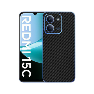 适用红米15C手机后膜小米Redmi14/13/12/11碳纤维背膜15R磨砂防滑10x后盖壳防刮贴纸14c防手汗13x彩膜12C贴膜