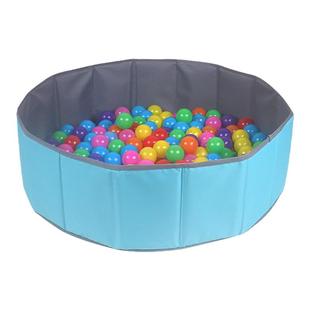 海洋球池宝宝家用折叠收纳围栏儿童塑料波波球婴儿游戏玩具球池