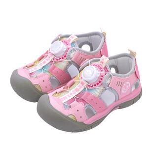 kidsing可迪星女宝宝凉鞋夏季儿童小童包头软底防滑溯溪鞋沙滩鞋