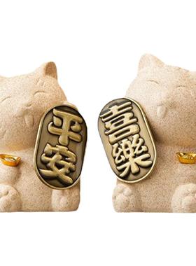 陶瓷招财猫酒柜电视柜开业收银台