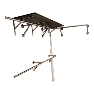 步入式衣帽间卧室上墙转角不锈钢挂衣架子金属衣柜双层开放式衣橱