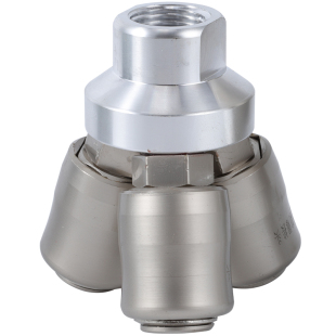 三通快接两通快接头C式自锁快接空压机阀门快接气路气管分流