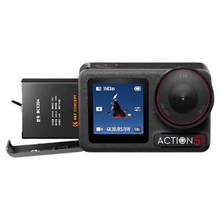 【国家3C认证】卓尔适用DJI大疆Action6/5pro/4/Osmo360电池耐低温长续航双充充电盒灵眸运动相机电池配件