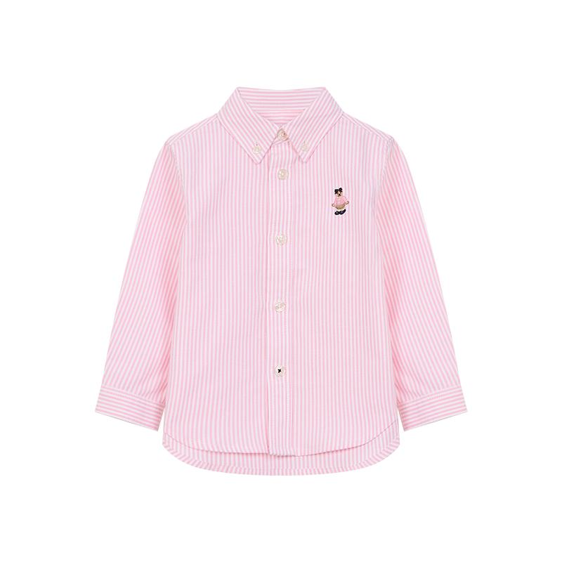 TeenieWeenieKids长袖条纹衬衫