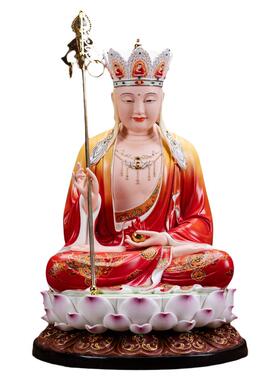陶瓷西方三圣摆件全套阿弥陀佛观世音菩萨佛像菩萨佛堂家用供奉