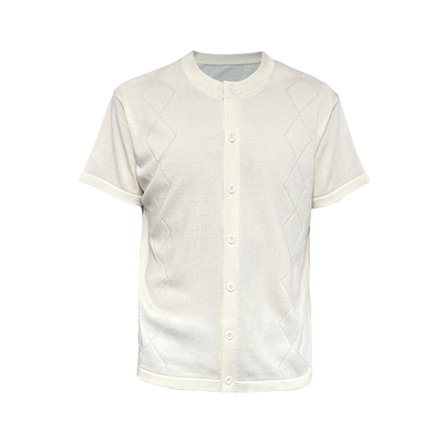 JCAESARCARDIGAN菱格针织开衫