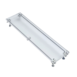 衍潇光轴增高架桌面置物架亚克力悬浮电脑支架台式机显示器透明