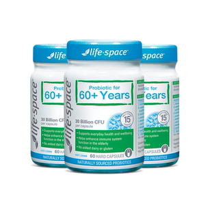 阿里健康澳洲进口lifespace中老年人益生菌呵护爸妈肠胃大顺菌3瓶
