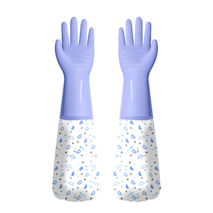 加绒洗碗手套加厚耐用冬天家务清洁手套洗衣服洗碗厨房专用不易破