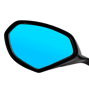 张雪500RR后视镜改装大视野凸面镜片高清蓝光超广角反光镜倒车镜