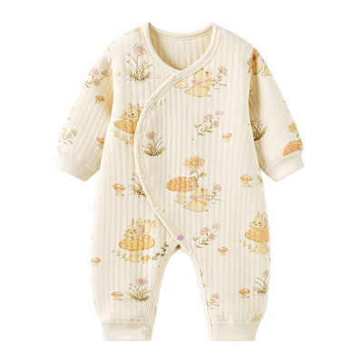 童泰婴儿连体衣宝宝纯棉保暖哈衣