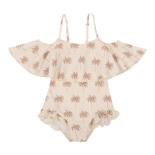 RyleeCru官方正品吊带泳衣泳装女童女孩印花泳衣亲子装温泉泡汤