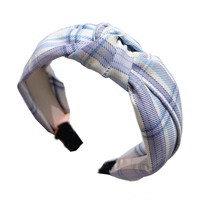 甜美風(fēng)布藝條紋發(fā)箍打結(jié)頭飾品