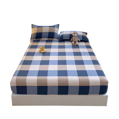 纯棉床笠单件加厚全棉床罩席梦思床垫保护罩床套罩防尘罩三四件套