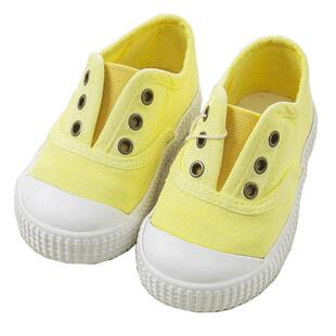 戴维贝拉童鞋春季儿童帆布鞋男童女童布鞋糖果色轻便宝宝学步鞋潮