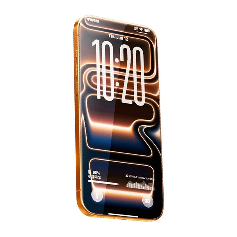 【极透冰晶无纹膜】朗客适用苹果18promax钢化膜iPhone17手机膜新款Duo无尘15贴膜14无黑边6pm全覆盖无纹防摔