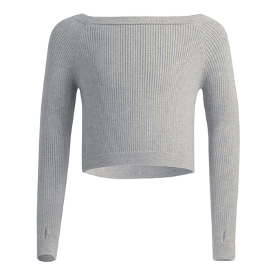 舞蹈服毛衣秋冬季长袖外套外搭