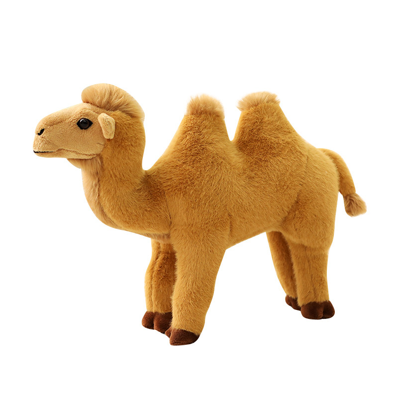 仿真骆驼公仔动物园玩偶沙漠骆驼毛绒玩具旅游礼物纪念品儿童礼物