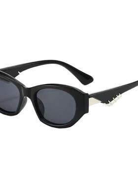 2025新款复古猫眼个性墨镜爪子设计镂空镜腿时髦防紫外线太阳镜潮