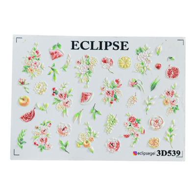 ECLIPSE俄罗斯美甲贴纸3D效果