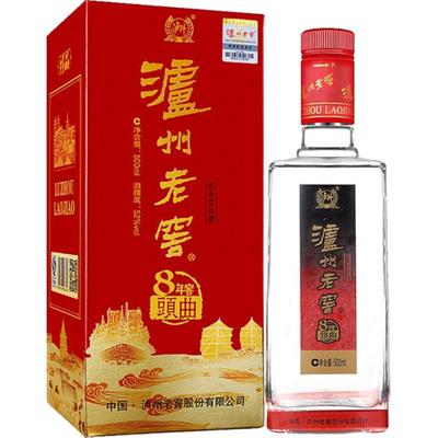 泸州老窖八年窖头曲白酒500ml