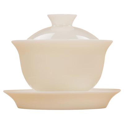 钰铨龙门冰清玉洁云汐品茶盖碗