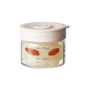 安扣燕窝分装瓶食品级玻璃可蒸煮耐高温花胶小炖盅燕窝专用瓶空瓶