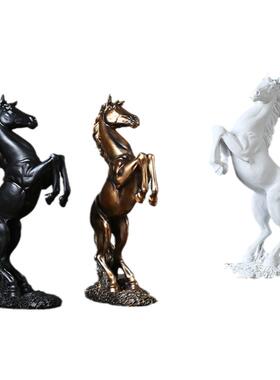 跨境欧式家居树脂腾空胜利马客厅