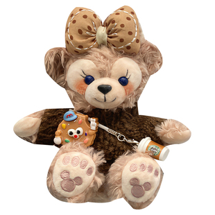 2026年新款雪莉玫玩偶包包挂件毛绒公仔钥匙扣达菲熊小熊娃娃挂饰