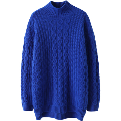 启超官方高端100%纯山羊绒衫