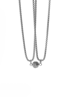 psycho7新款吸铁石520潮情侣项链