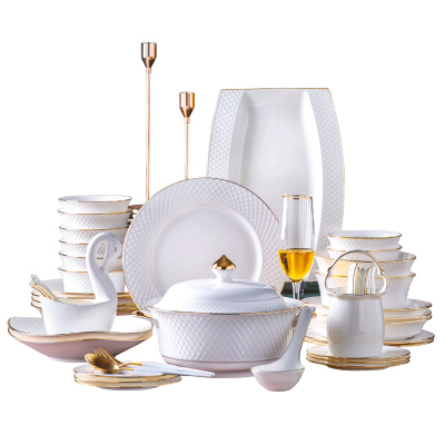 釉下彩餐具套装吃饭碗餐具