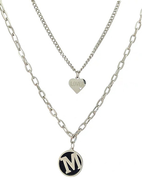 欧美不褪色百搭冷淡风短款锁骨链