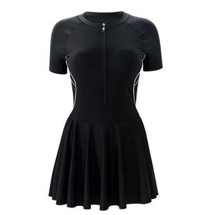 泳衣女款2025新款爆款保守连体遮肚显瘦大码胖mm高级感泡温泉泳装