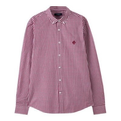 SCOFIELID男装26年夏季新品100%棉日常通勤舒适经典小方格衬衫