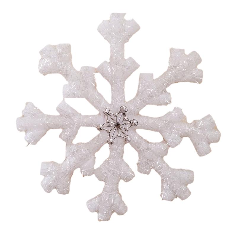 圣诞节装饰雪花片仿真泡沫立体仿真店铺橱窗挂件跳舞雪花舞蹈道具