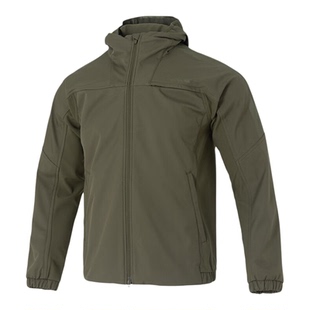 adidas阿迪达斯MODERN TECH冬季男子运动休闲连帽夹克外套KA1305