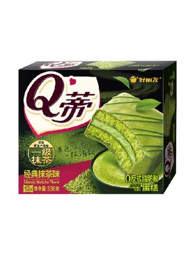 好丽友Q蒂抹茶派旅途必备336g
