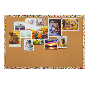 Brandland波西米亚ins风软木板照片墙背景板展示板留言板挂墙水松板钉板幼儿园毛毡板墙贴愿景板告示板公告板