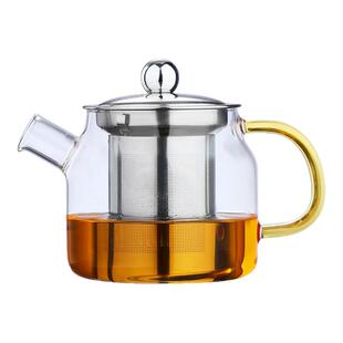 一壶六杯茶盘耐热玻璃防爆玻璃功夫茶不锈钢过滤网套装玻璃茶壶