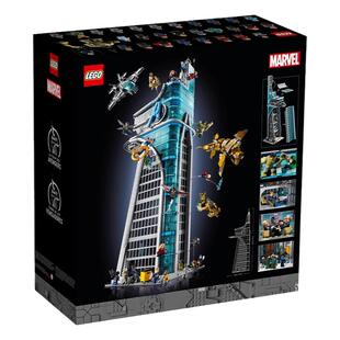 乐高漫威系列 76269 漫威复仇者复联大厦拼装积木男玩具礼物