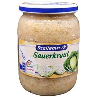 德国进口Stollenwerk Sauerkraut碧绿屋酸椰菜碎甘蓝罐头西餐配料