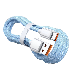 快充数据线充电线Type-c编织线100w6A适用华为vivo荣耀手机安卓超级闪充车载80w加长2米通用mate60/70/pro