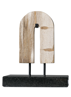 创意摆件木化石工艺品礼品新中式