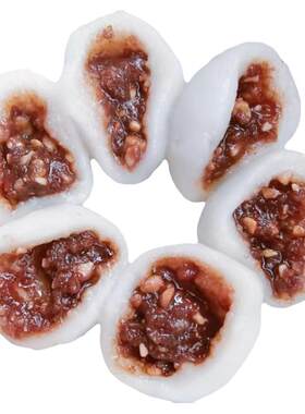 红糖汤圆心子花生馅黑芝麻馅料大汤圆心子重庆特产汤圆芯馅料501g