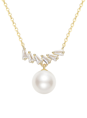 几尤ILGIRO淡水珍珠纯银锁骨链