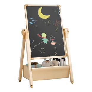 儿童画板家用磁性双面教学小黑板支架式宝宝涂鸦画画可擦写字白板